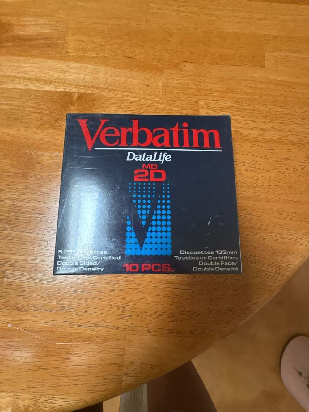 Verbatim DataLife 5.25" MD 2D Double Sided Density Floppy Diskettes (10 PCS)